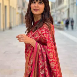 KALINI Ethnic Motifs Woven Design Zari Saree image 3