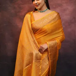KALINI Zari Banarasi Saree image 2