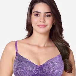 VStar Floral Printed Medium Coverage All Day Comfort Lightly Padded T-Shirt Bra-image-57