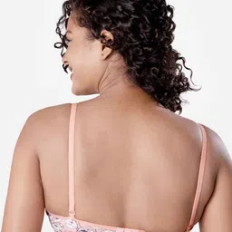 VStar Floral Printed Medium Coverage Lightly Padded T-Shirt Bra With All Day Comfort image 4