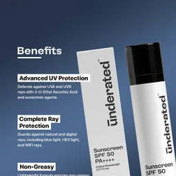 Underated Sunscreen SPF 50++++ - 50 ml image 3