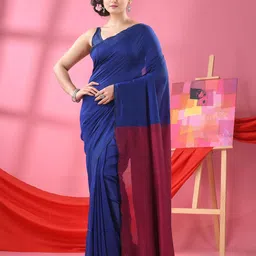 Angoshobha Pure Cotton Saree image 1