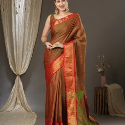 Saree mall Woven Design Zari Festive Sarees-image-73