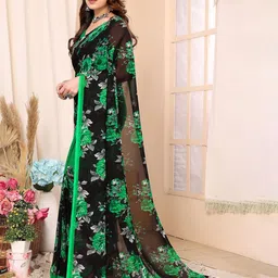 moda rapido ANAND SAREES Floral Saree image 2