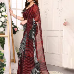 moda rapido ANAND SAREES Abstract Printed Saree image 2