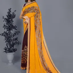 moda rapido ANAND SAREES Floral Printed Saree image 2