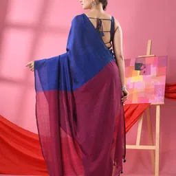 Angoshobha Pure Cotton Saree image 3