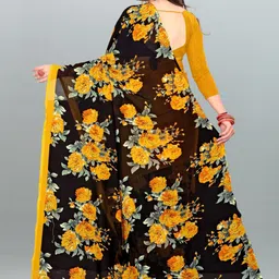 moda rapido ANAND SAREES Floral Printed Saree image 3