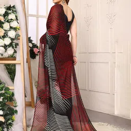 moda rapido ANAND SAREES Abstract Printed Saree image 3