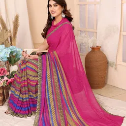 moda rapido ANAND SAREES Ethnic Motifs Printed Saree image 4