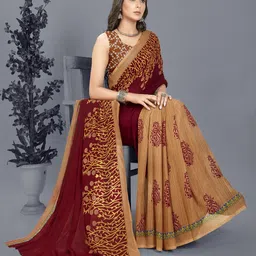 moda rapido ANAND SAREES Floral Printed Saree image 5