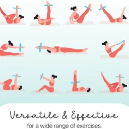 crazyabbs Pilates Ring Exercise Fitness Circle Magic Resistance Sculpt & Strengthen Muscle Pilates Ring image 5