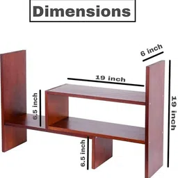 smart shoppee Engineered Wood Open Book Shelf image 4