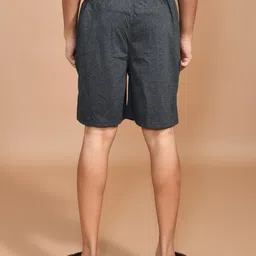 skyknit Striped Men Black Casual Shorts image 2
