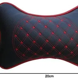 gogear Black Leather Car Pillow Cushion for Universal For Car image 3