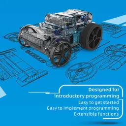 RoboRun JMC-NY-1799 Programmable 4 Wheeled RC Robot Car Kit for Children image 2