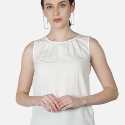 BAESD Pleated Detail Sleeveless Top-picture-33