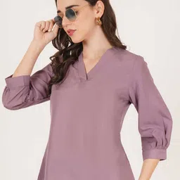 Brownverse Women Casual Top-image-35