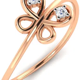 avsar Jyoti 18kt Diamond Rose Gold ring image 3