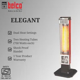 belco ELEGANT Quartz Room Heater image 2