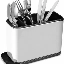 cloudtaildream Surface Stainless-Steel Cutlery Drainer Kitchen Sink Cutlery Drainer and Organiser Cutlery Storage Holder Disposable Steel Cutlery Set-picture-48