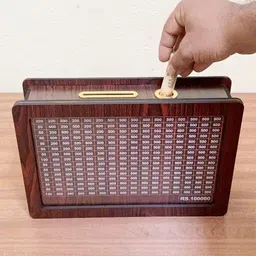 jincha Wooden Money Piggy Bank, Money Saving Box-024 Coin Bank image 4