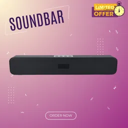 GUGGU 20W Bluetooth Soundbar with 4 Hours Wireless PlayTime Bluetooth Speakerso0292 20 W Bluetooth Soundbar-picture-23