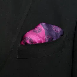 CHOKORE Printed Silk Pocket Square image 3