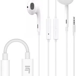Pacificdeals White Combo Of Type C Connector Audio Jack & 3.5 mm Earphone For Oneplus Oppo Realme Phone Converter-picture-22