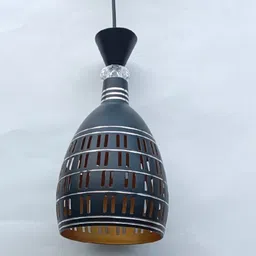 whiteray AREEZO HANGING LIGHT 144 CUTTING BLACK BULB INCLUDED (PACK OF 1) Pendant Lamp Ceiling Lamp-picture-20