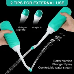 nd brothers Portable bidet, Jet Spray for Toilet | Retractable, 2 angled Nozzles ND237 Manual Bidets-picture-29