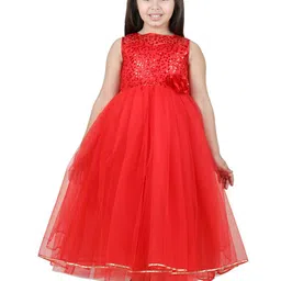 Toy Balloon kids Girls Sequined Embellished Net Maxi Dress-picture-52