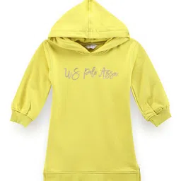 U.S. Polo Assn. Kids Girls Hooded T-shirt Cotton Dress-image-87