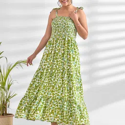mokshi Floral Print Fit & Flare Maxi Dress-picture-49