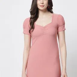 Trend Arrest Sweetheart Neck Ruched Bodycon Mini Dress-picture-24