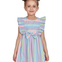 Peppermint Girls Striped A-Line Dress-picture-41
