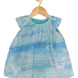 Creative Kids Girls Abstract Printed Georgette A-Line Dress-picture-29