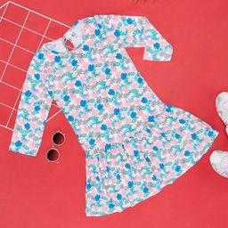 YU by Pantaloons Girls Floral Printed Cotton Drop-Waist Dress-picture-25