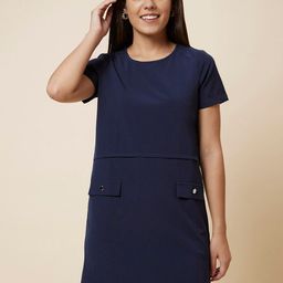 Globus Round Neck Mini Sheath Dress-picture-20
