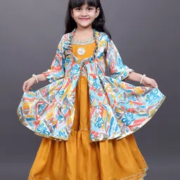 BAESD Girls Round neck  Maxi Gown Dress-image-42