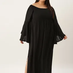 theRebelinme Women Plus Size Off-Shoulder A-Line Maxi Dress-picture-12
