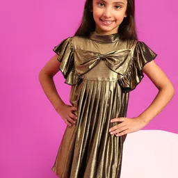 TALES & STORIES Girls Flutter Sleeve A-Line Mini Dress-picture-40