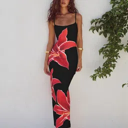 StyleCast x Revolte Floral Print Maxi Dress image 1