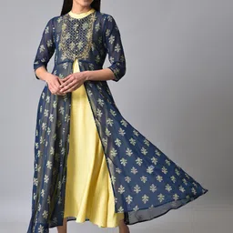 AURELIA Ethnic Motifs Print Maxi Ethnic Dress image 1