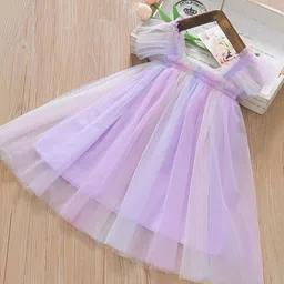 YK Girls A - LineDress with Trendy Designs-image-92