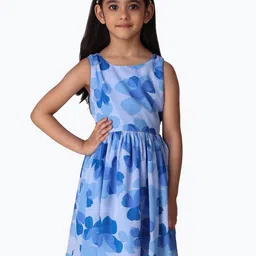 Creative Kids Girls Floral Printed Fit & Flare Dress-image-69
