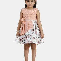 Peppermint Girls Floral Printed Fit & Flare Dress-picture-57