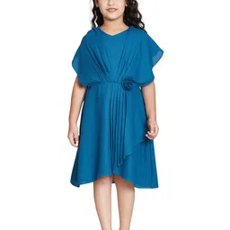 Peppermint Girls Satin Fit & Flare Dress-picture-29