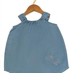 Creative Kids Blue Denim A-Line Dress-picture-11