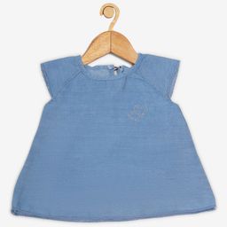 Creative Kids Girls Blue Denim A-Line Dress-picture-13
